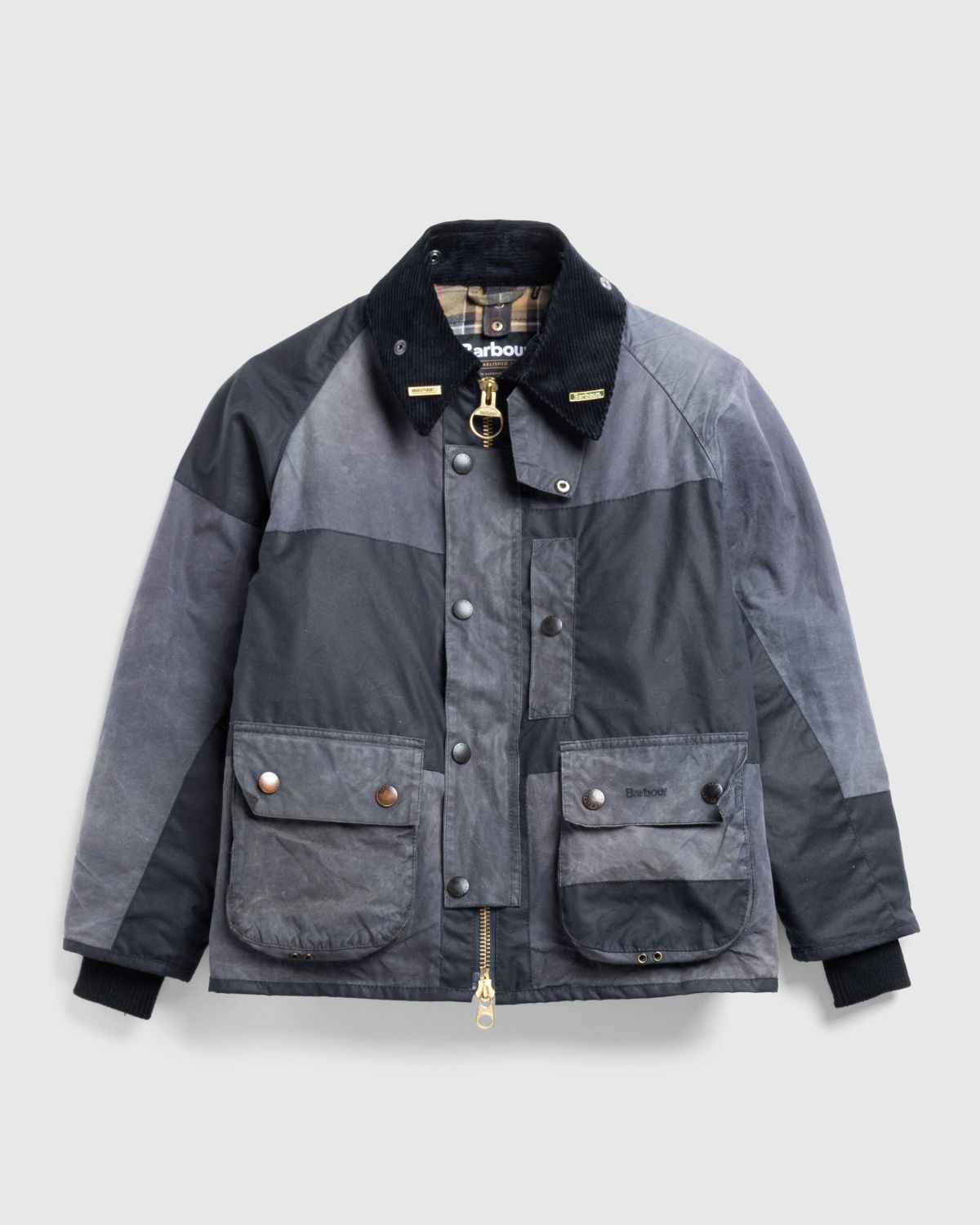Barbour x Highsnobiety – Re-Loved Bedale Jacket Size 36 (S) Gray 